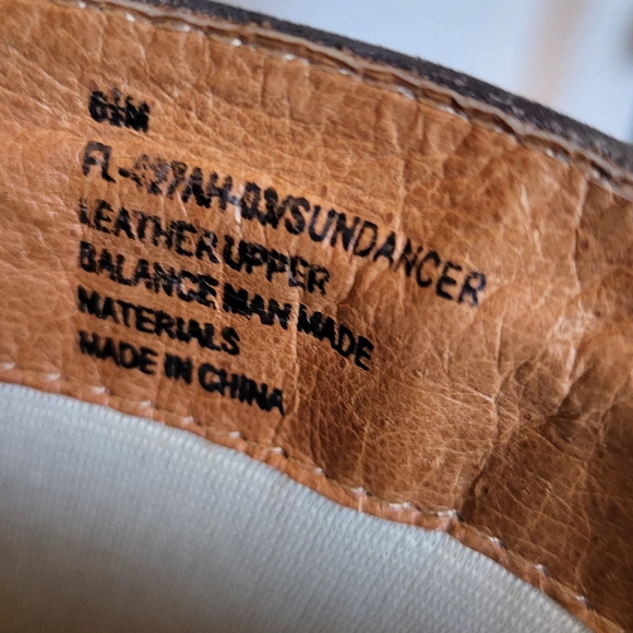 Ruff Hewn Sundance Tall Navy Soft Leather Boot With Stitching Design sz 6.5 - Picture 6 of 7